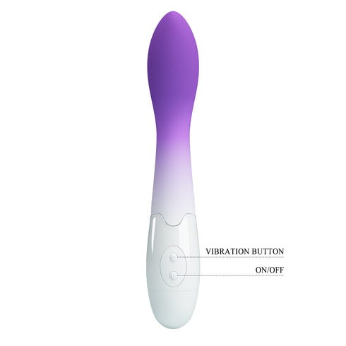 Curved G-spot vibrator